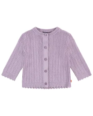 Lilac Lightweight Knit Cardigan