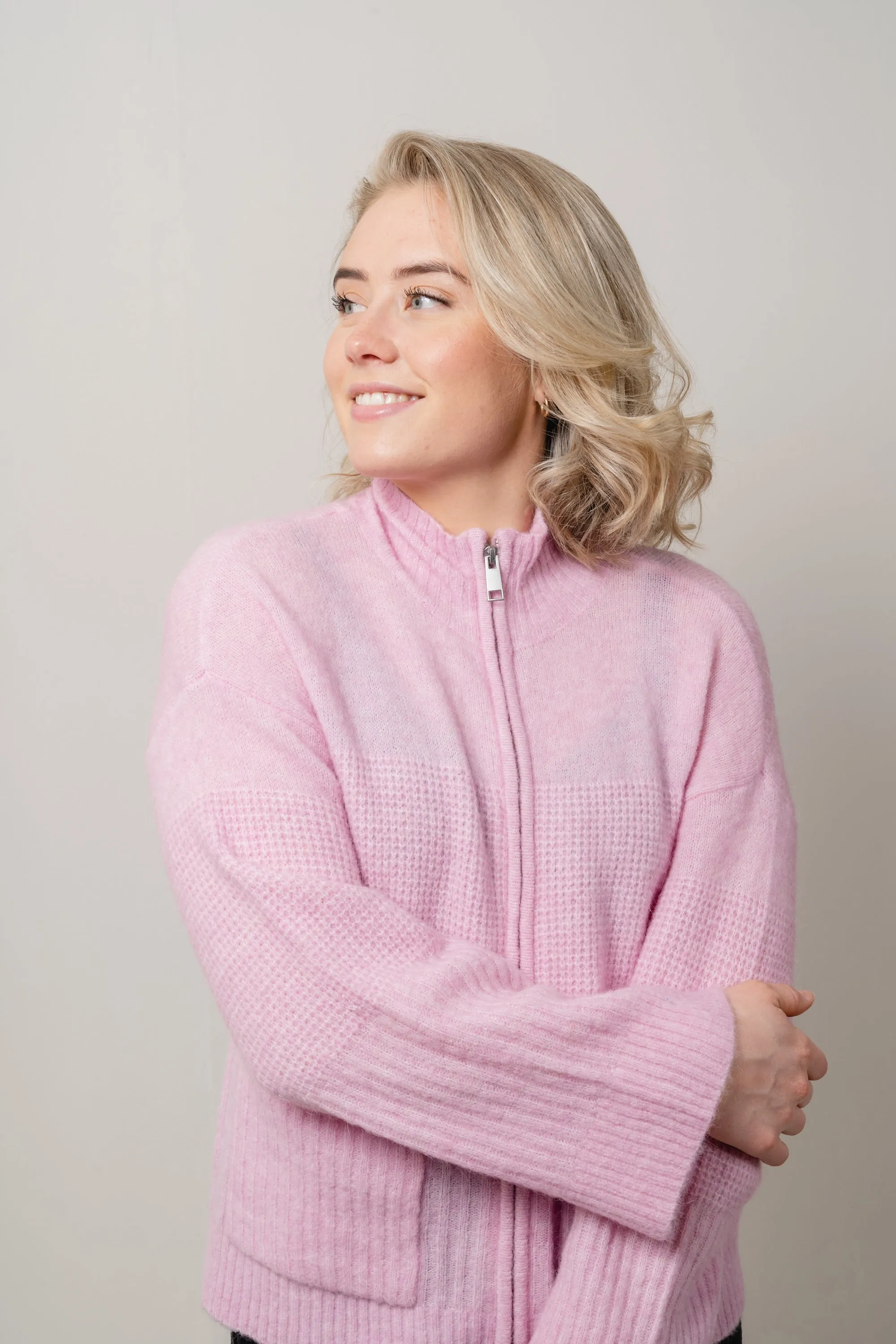 Lisanora Hope Cardigan - Pink Lavender
