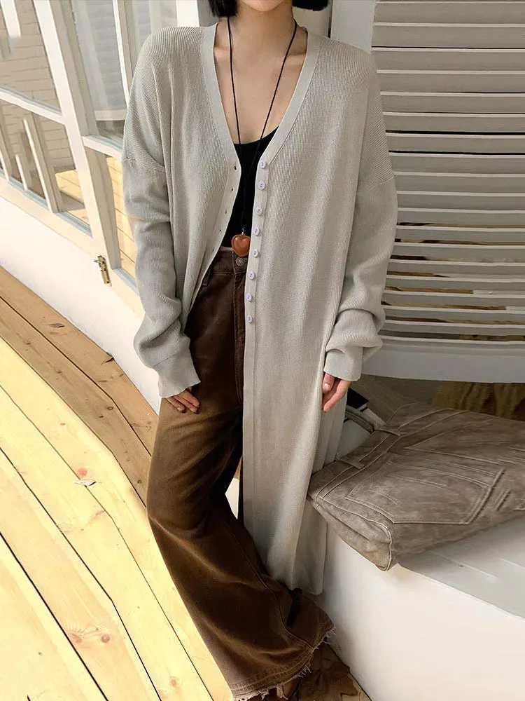 Lite Gothic Style Split Cardigan