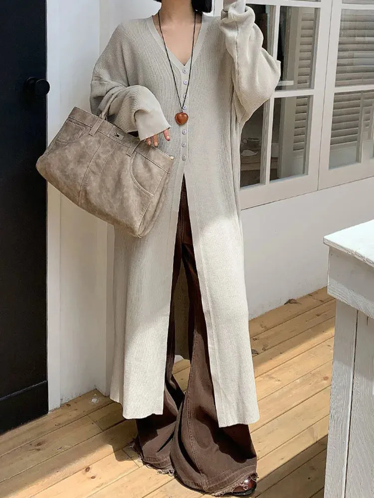 Lite Gothic Style Split Cardigan