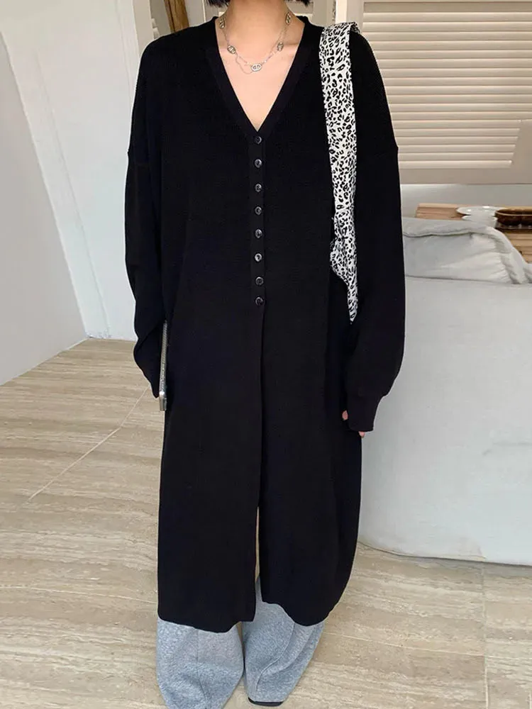 Lite Gothic Style Split Cardigan
