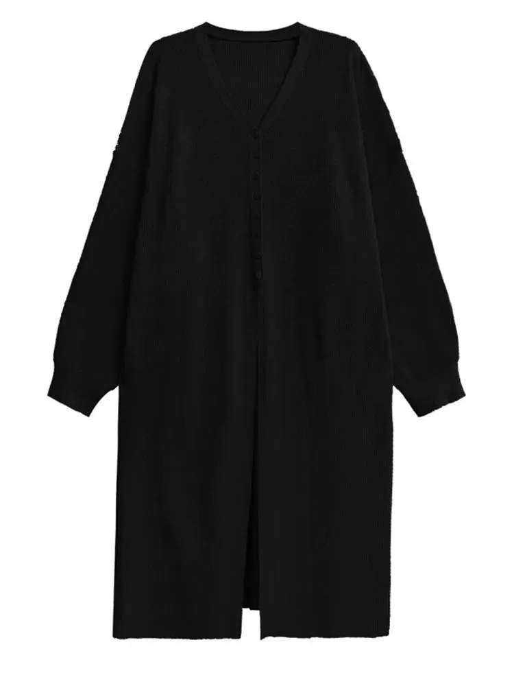 Lite Gothic Style Split Cardigan