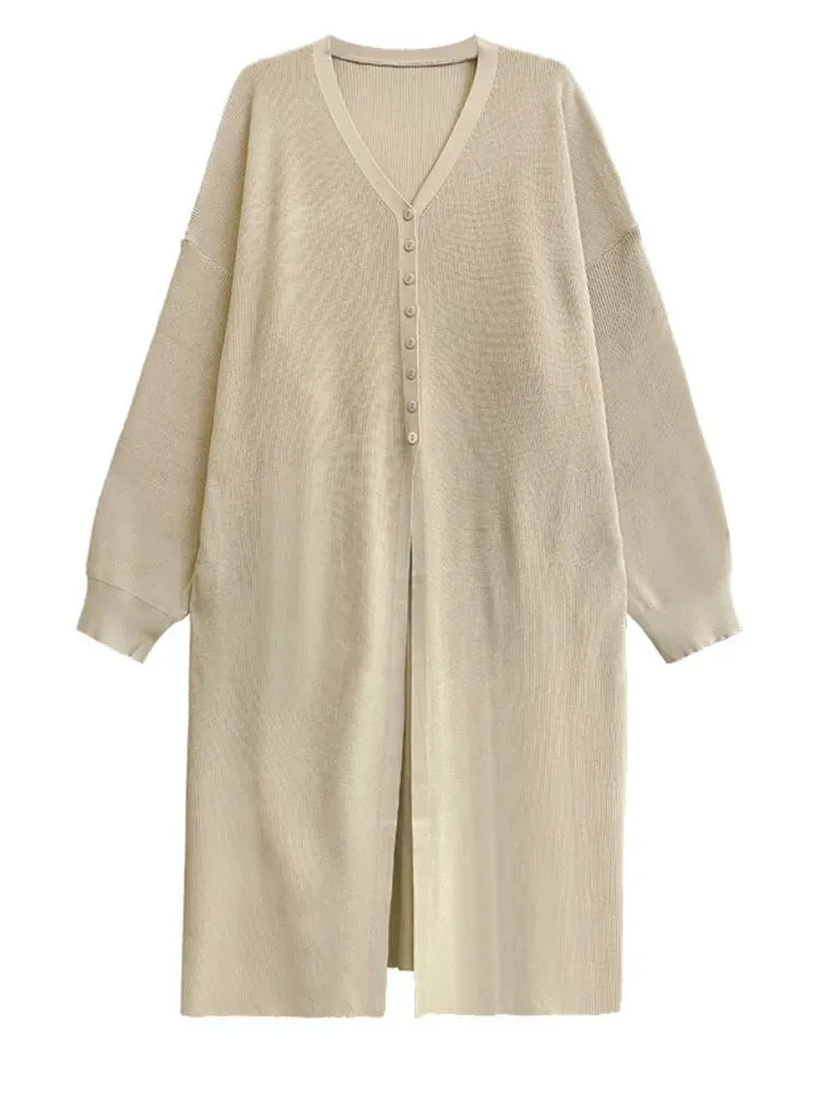 Lite Gothic Style Split Cardigan