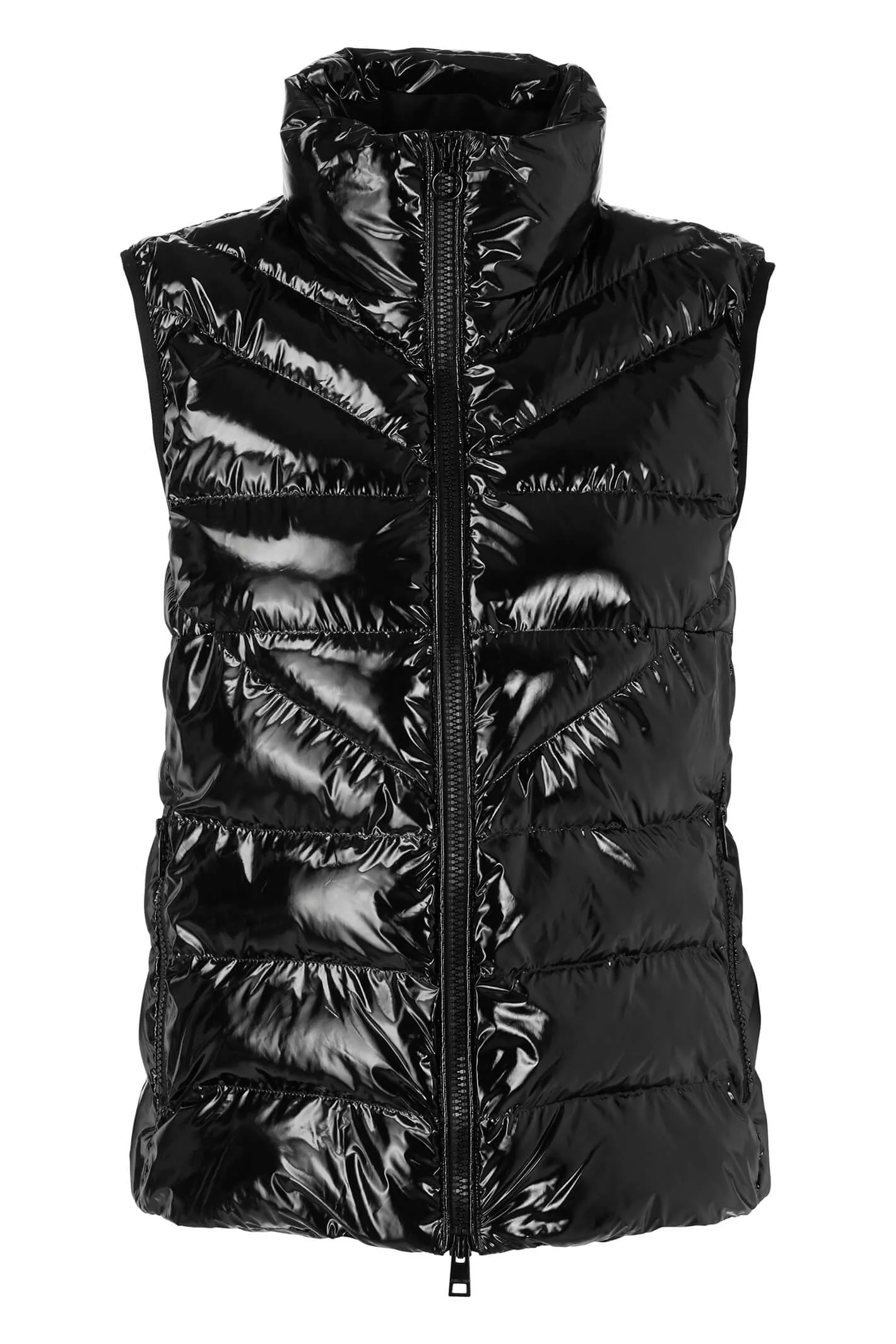 Marc Cain Sports VS 37.01 W36 900 Black Gloss Padded Gilet
