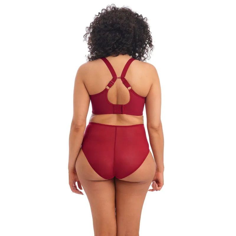 Matilda Crimson Red Plunge Bra - Elomi