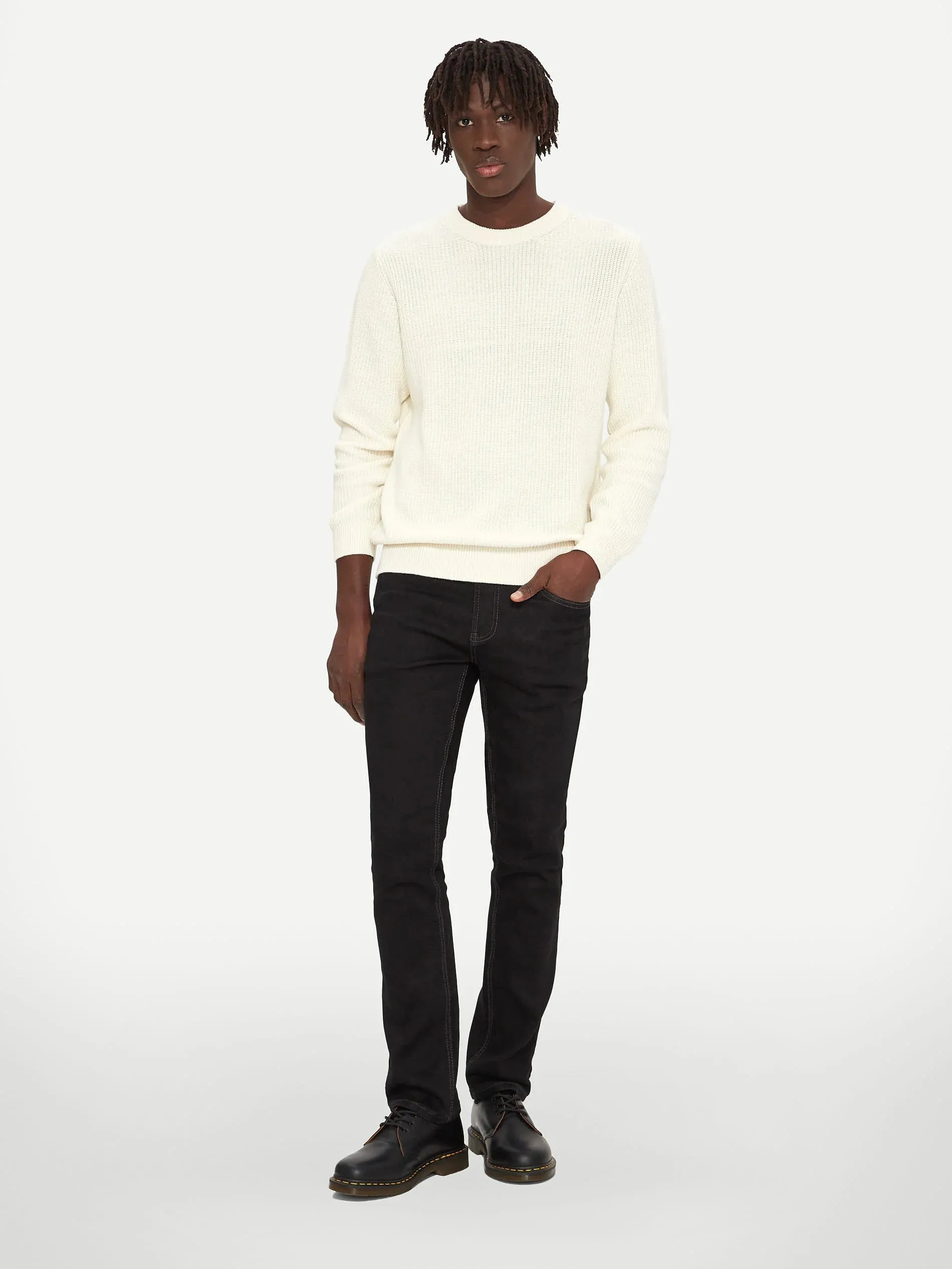 Men's Lois Brad Slim Jeans In 99 Black Color (1136604900)