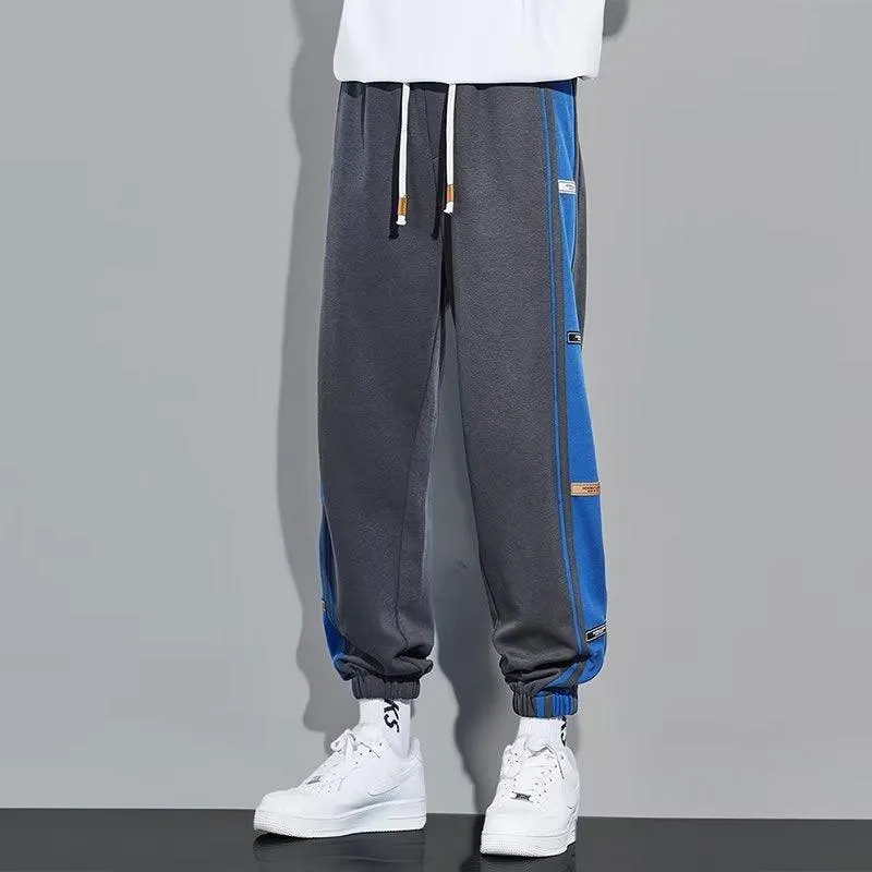 Men’s Loose Nine-Point Harem Pants - Plus Velvet