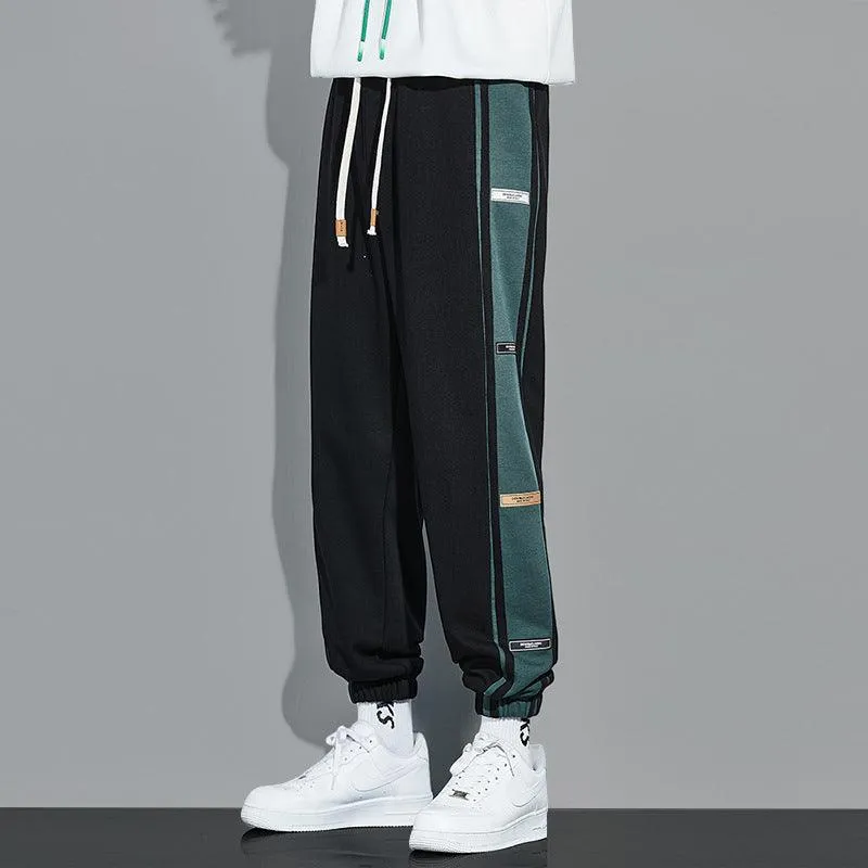 Men’s Loose Nine-Point Harem Pants - Plus Velvet