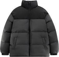 Mens Warn Puffer Jackets Zip Up Stand Collar Winter Coat Fit Casual Fashion V3201456