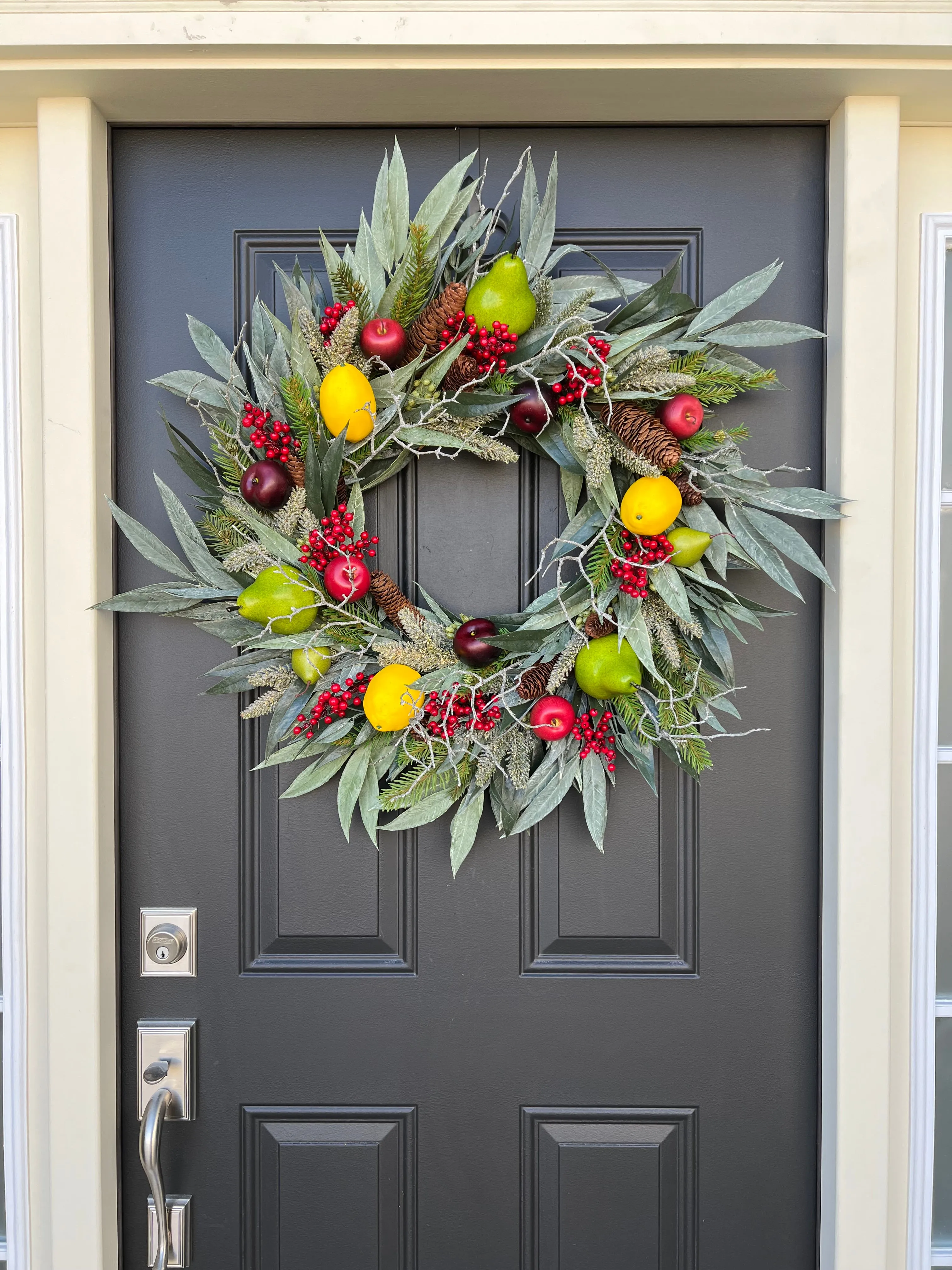 Mixed Winter Fruit Wreath