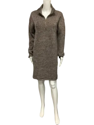 Monrow Dress Sweater Midi Length Size: M