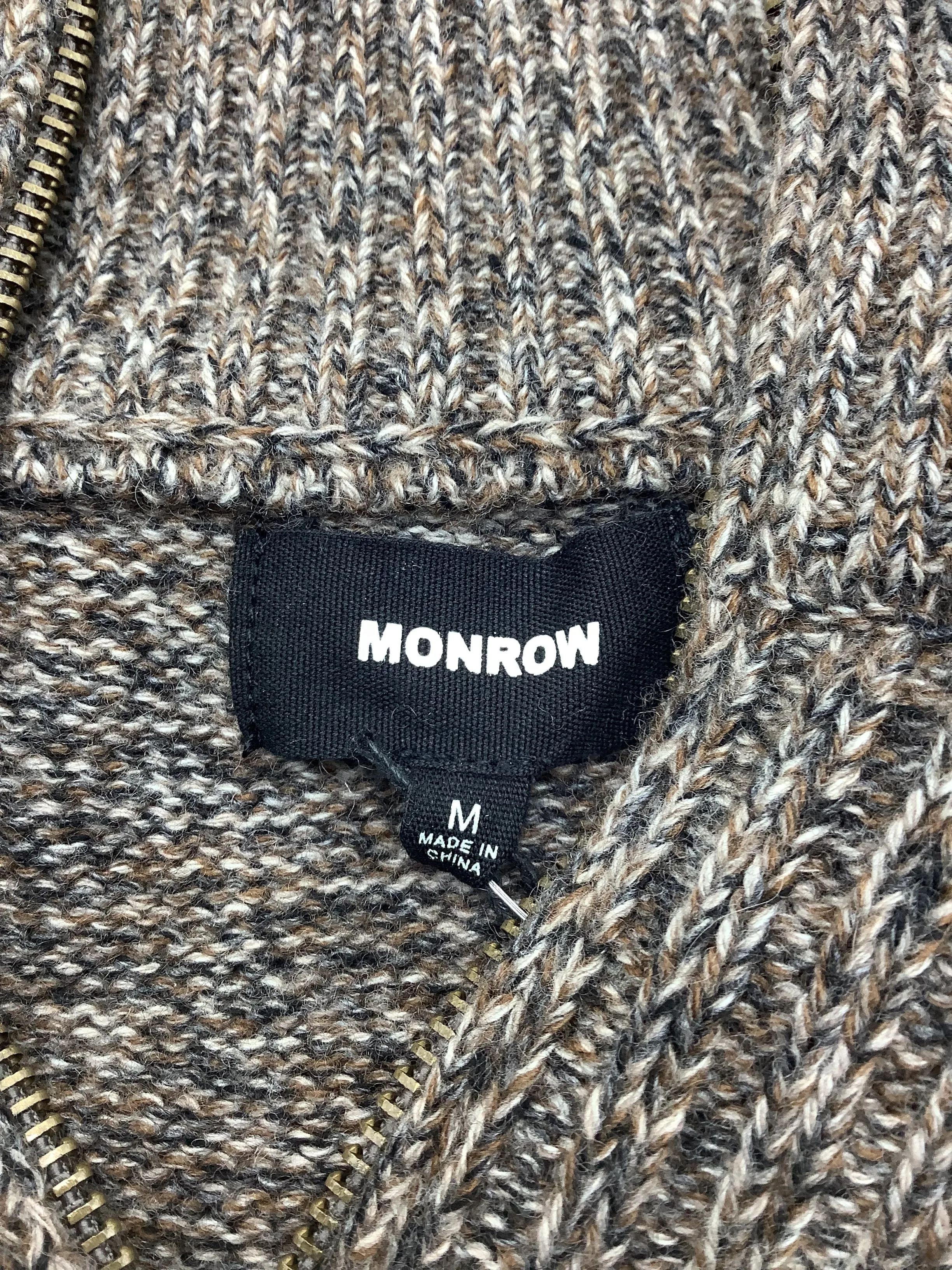 Monrow Dress Sweater Midi Length Size: M