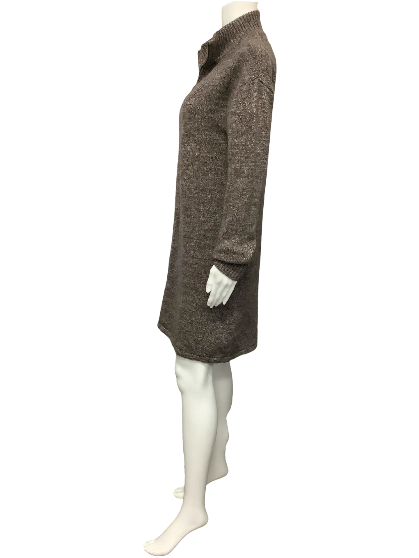 Monrow Dress Sweater Midi Length Size: M