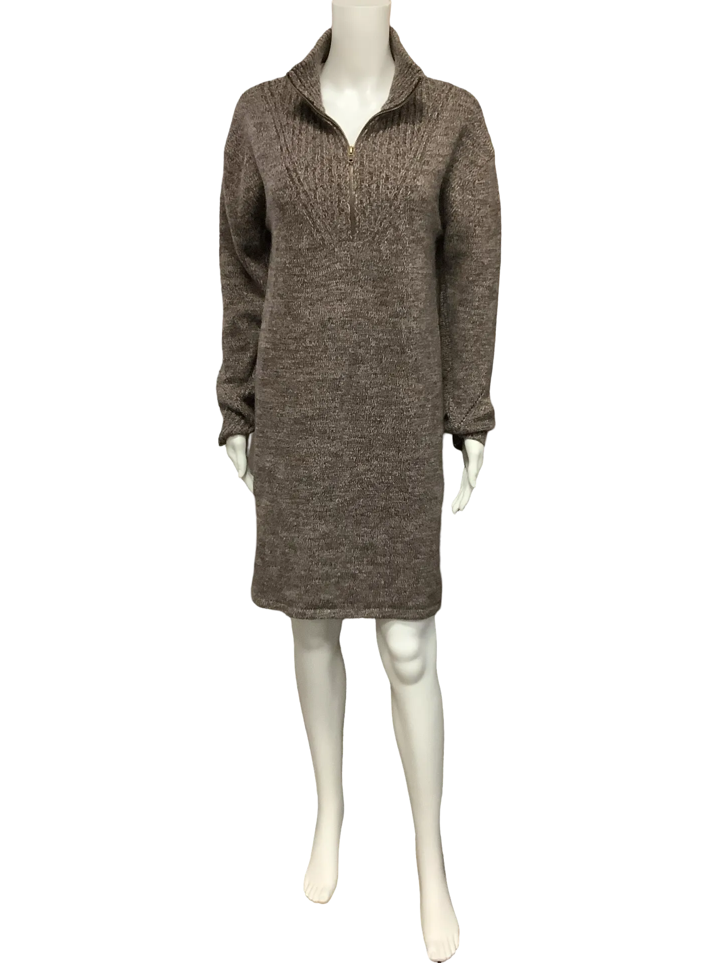 Monrow Dress Sweater Midi Length Size: M