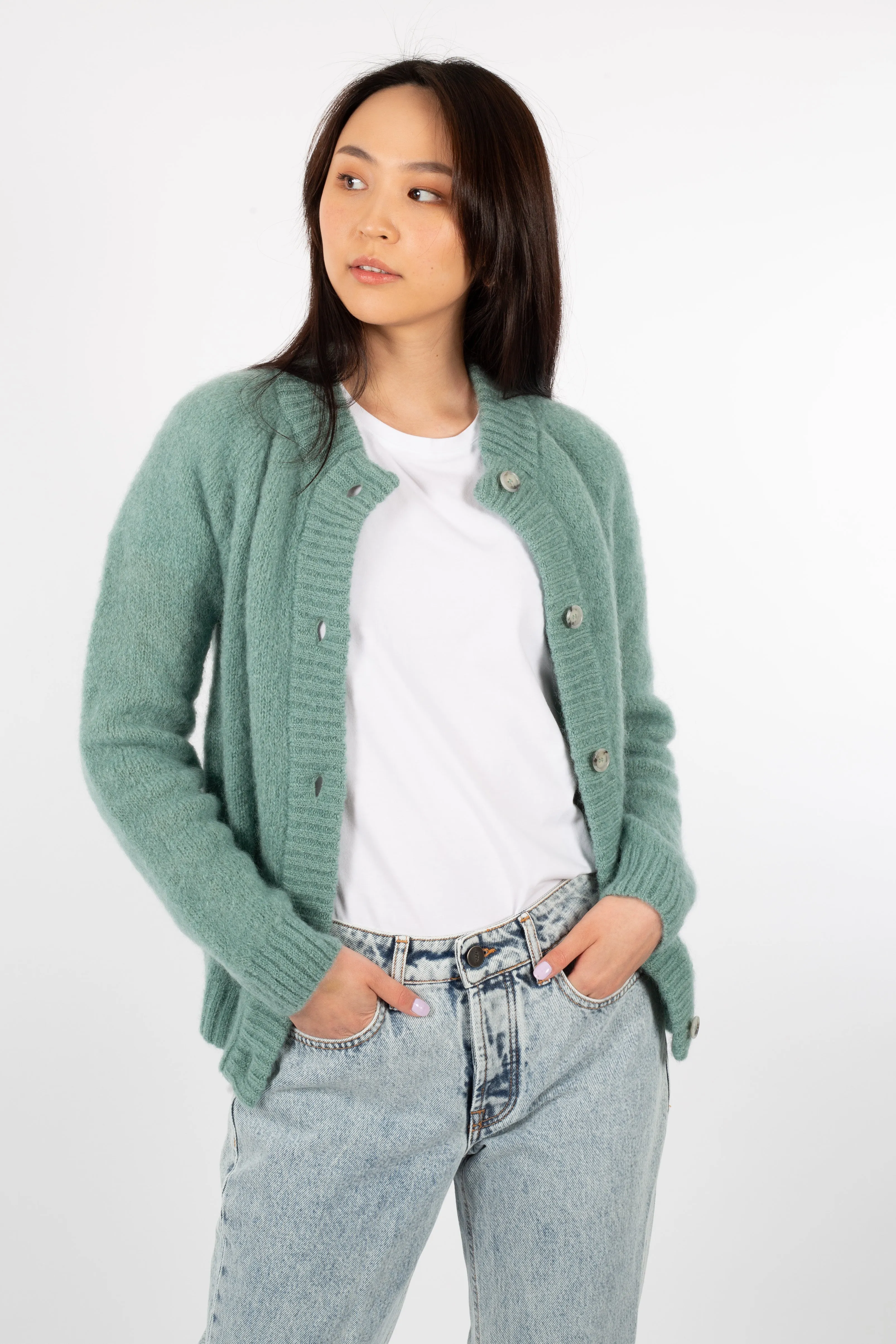 Monty Cardigan - Chinois Green