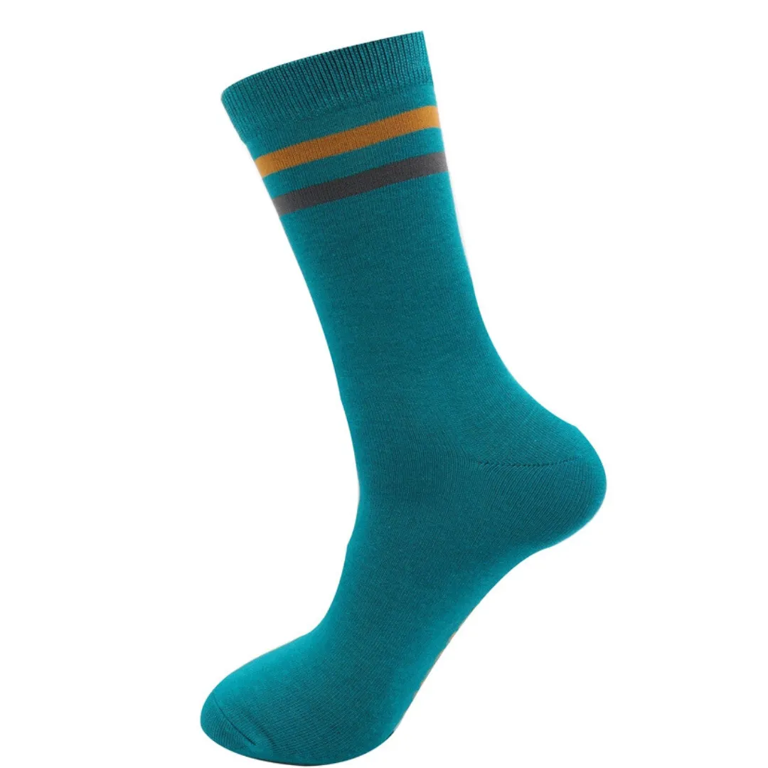 Mr Heron Sport Stripes Teal
