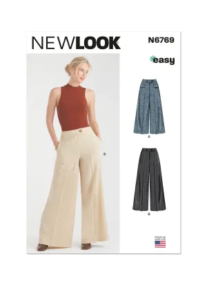 Newlook Pattern 6769 Misses' Skirt Pants