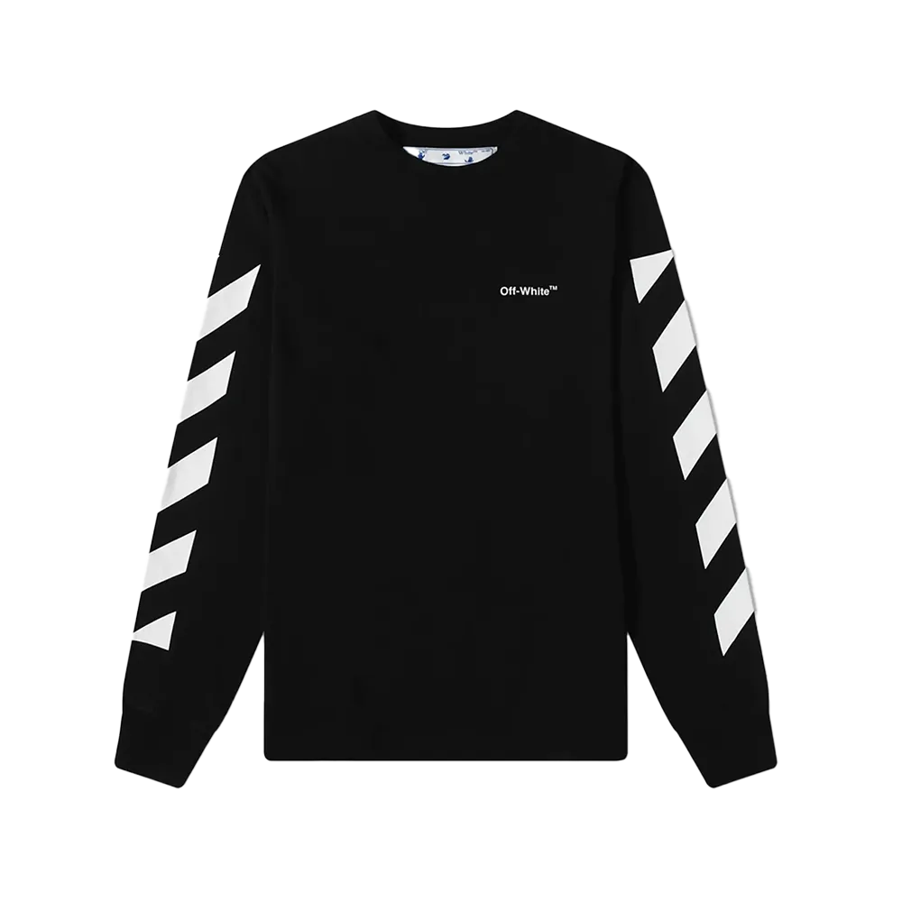 OFF-WHITE Diag Graphic Sleeve T-shirt Black