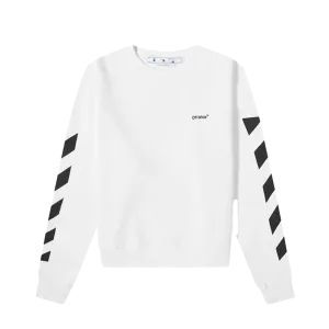 OFF-WHITE Diag Graphic Sleeve T-shirt White