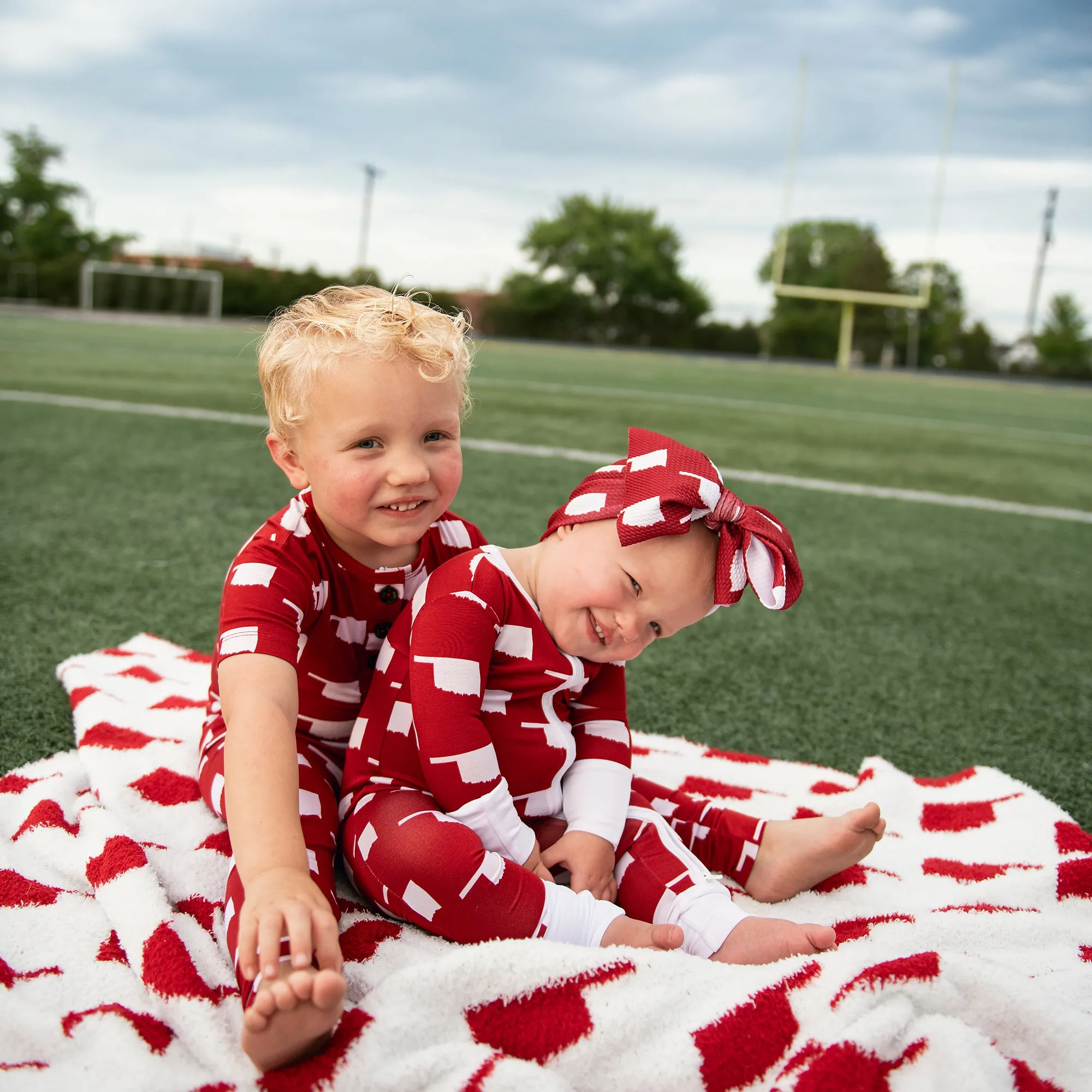 Oklahoma Crimson & White TWO PIECE