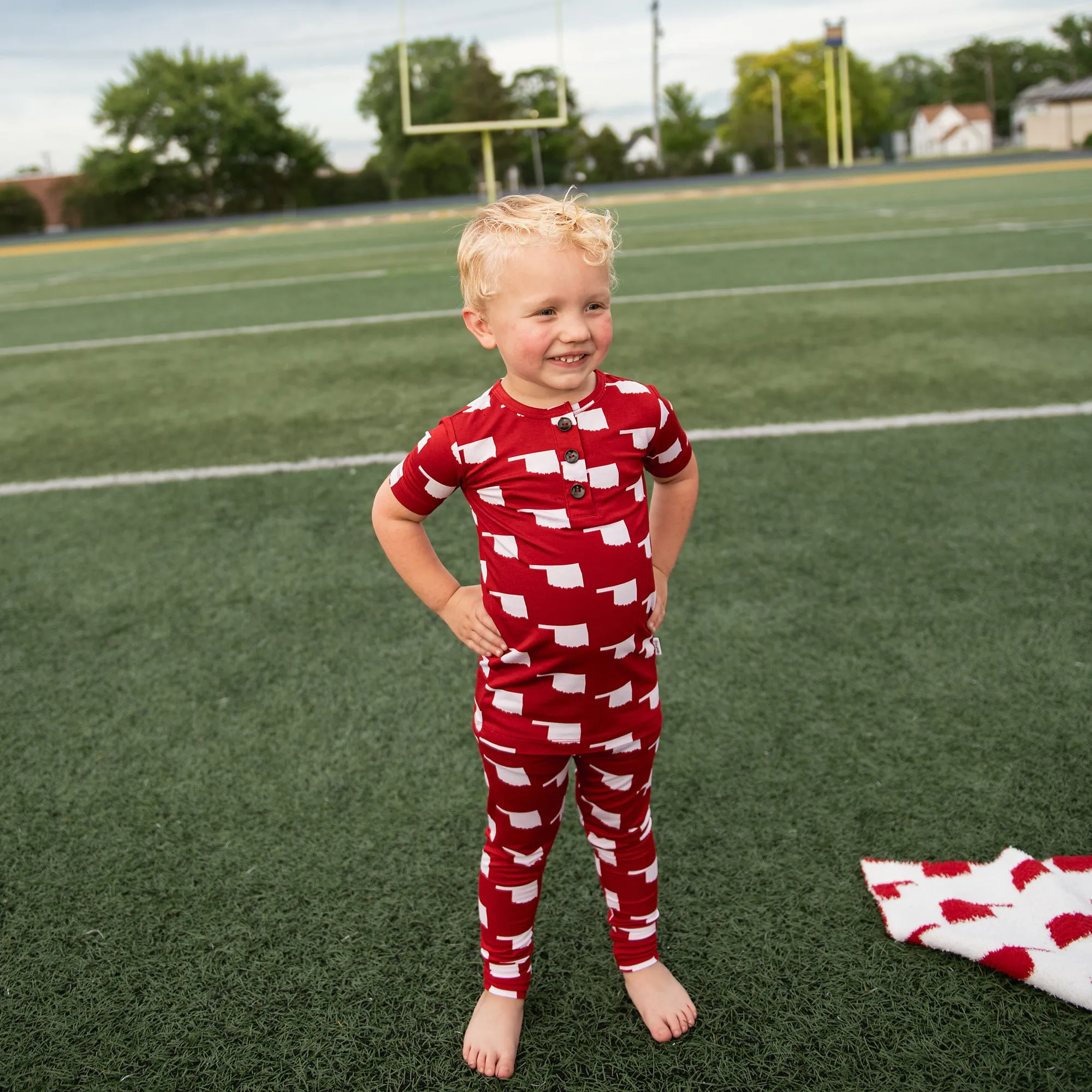 Oklahoma Crimson & White TWO PIECE