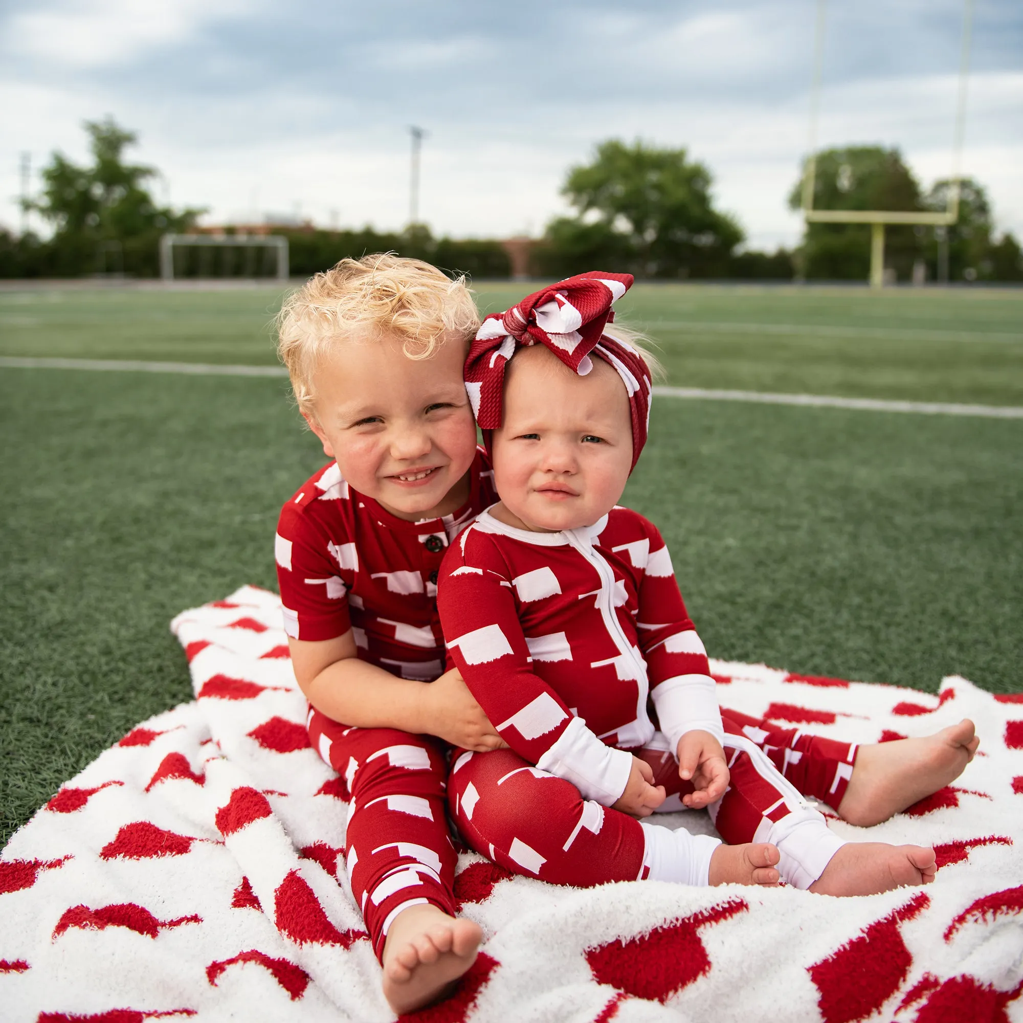 Oklahoma Crimson & White TWO PIECE