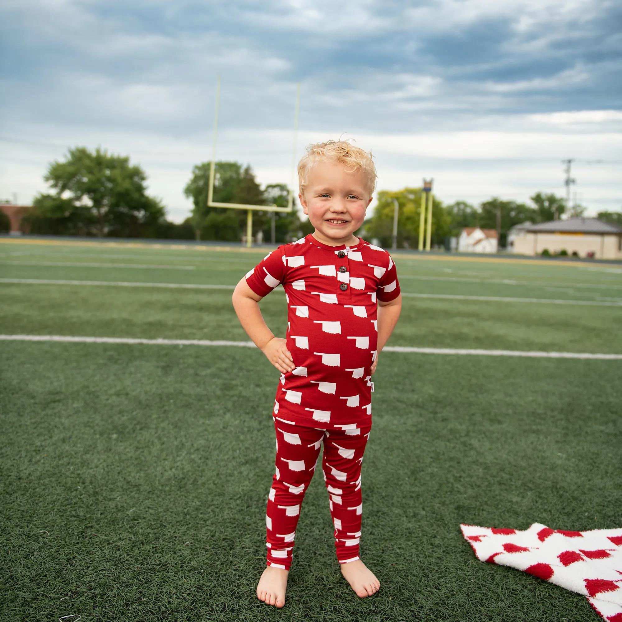 Oklahoma Crimson & White TWO PIECE