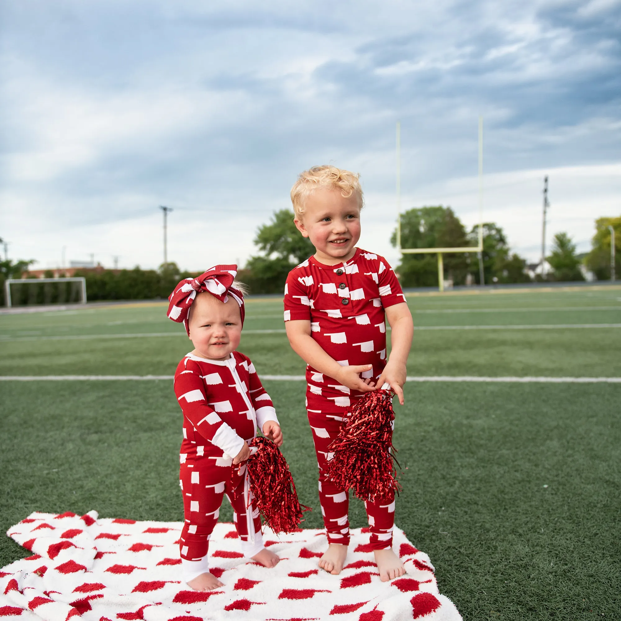 Oklahoma Crimson & White TWO PIECE