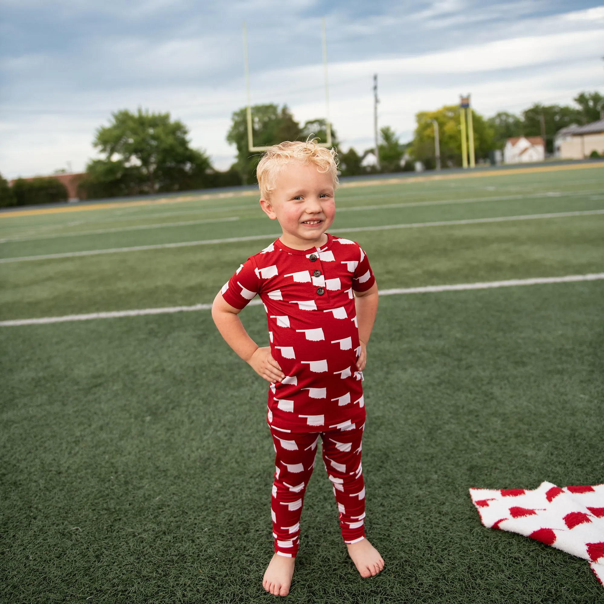 Oklahoma Crimson & White TWO PIECE