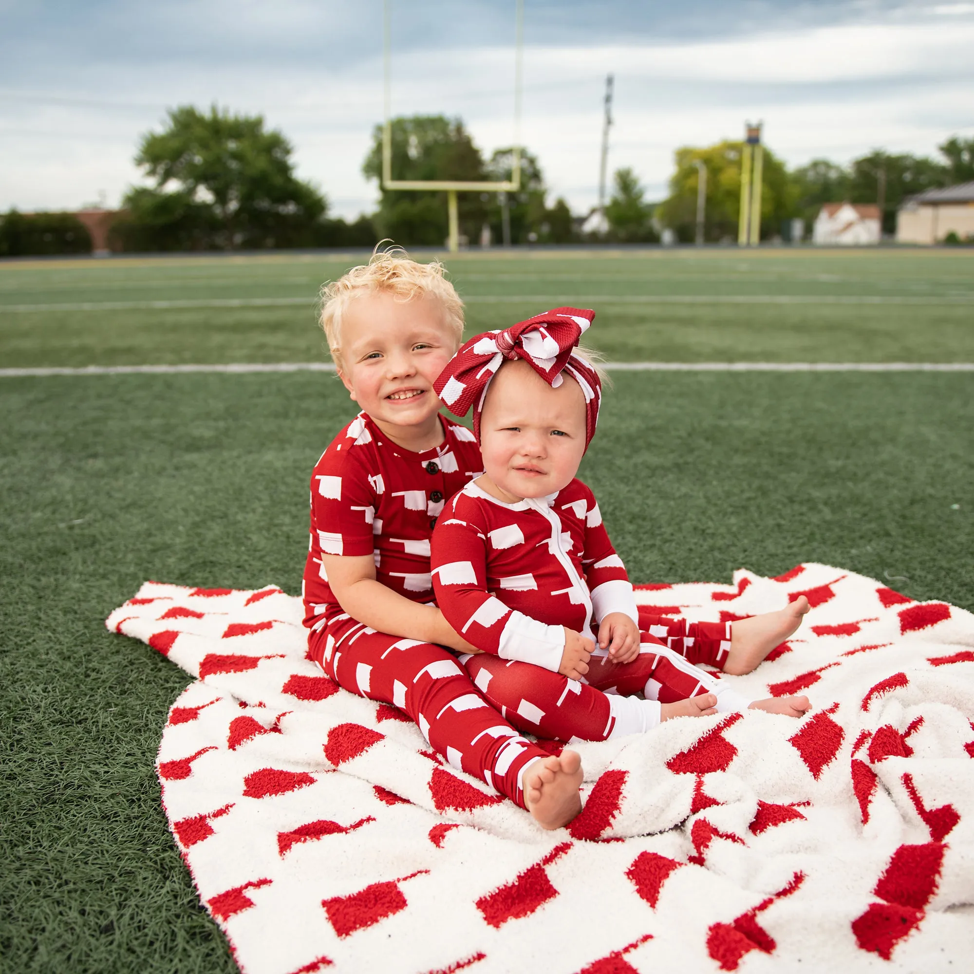 Oklahoma Crimson & White TWO PIECE