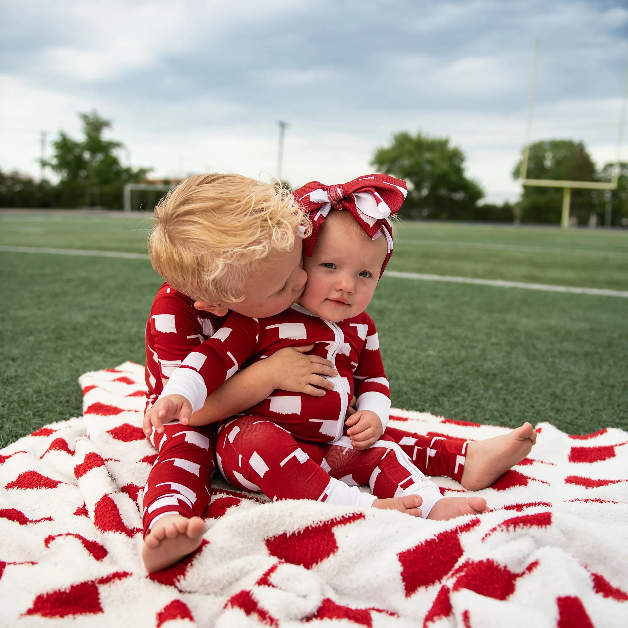 Oklahoma Crimson & White TWO PIECE