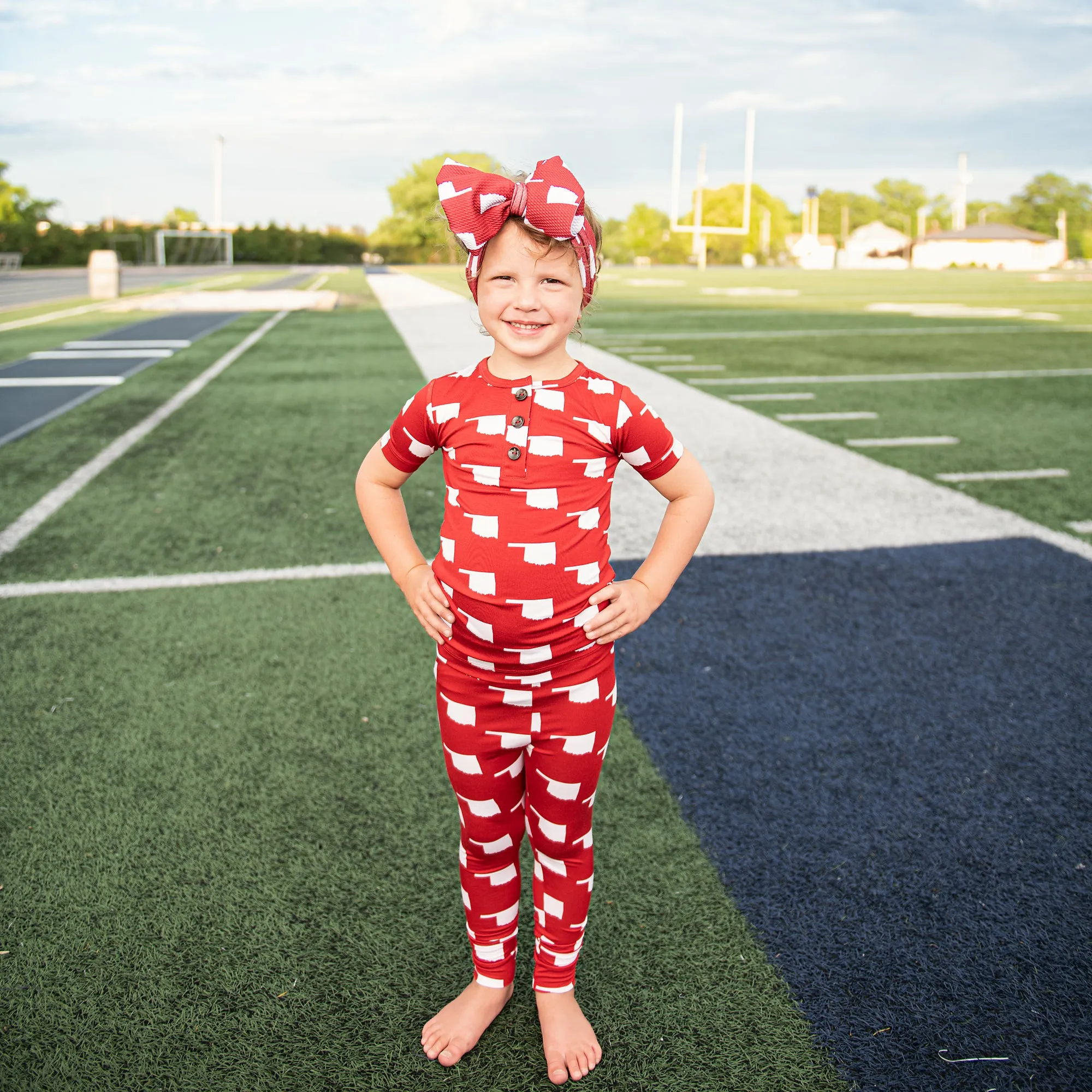 Oklahoma Crimson & White TWO PIECE