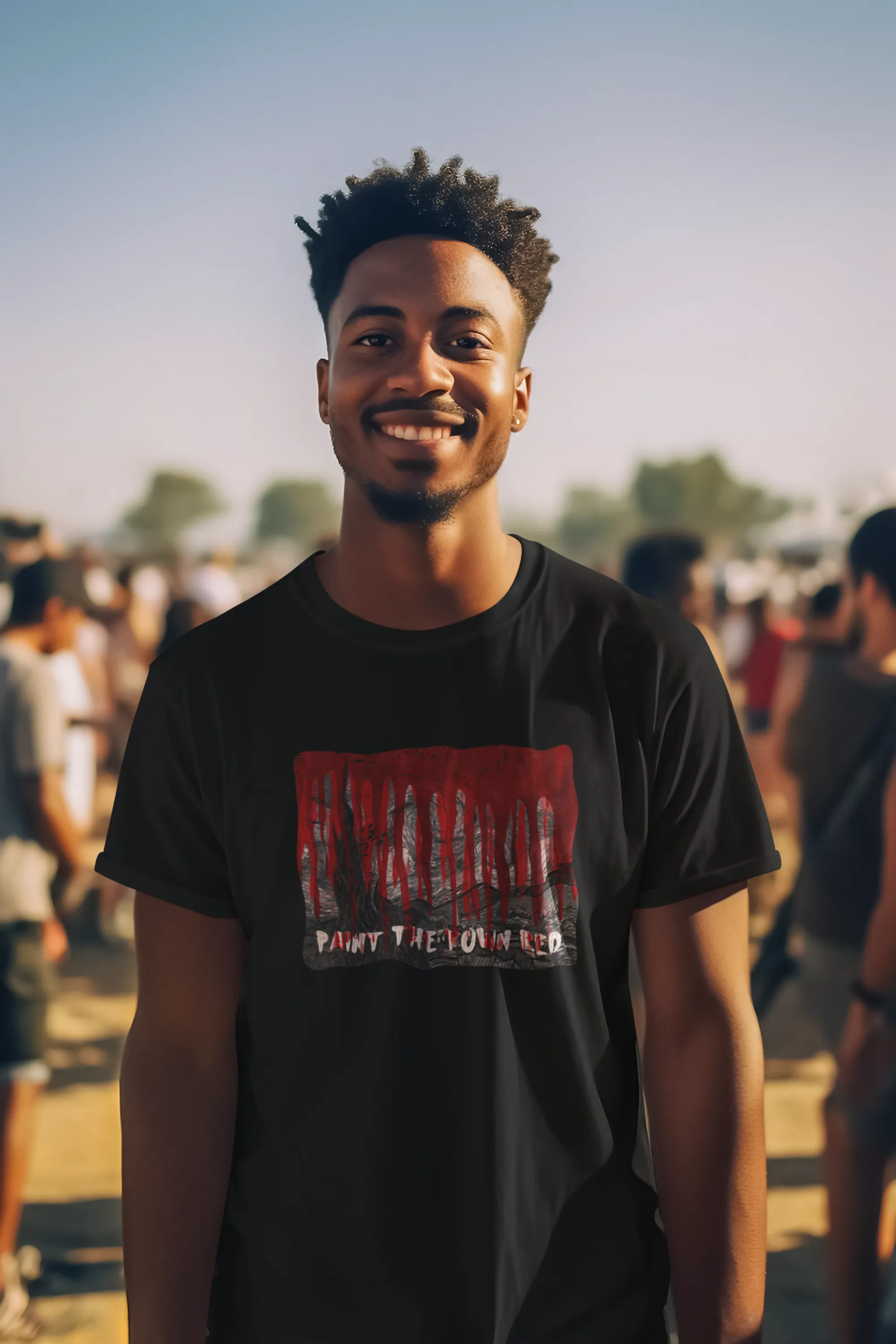 Paint the town red DOJA CAT X VanGogh unisex Jersey T-shirt