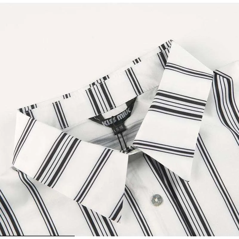 Plus Size Waist Tie Boating Dress