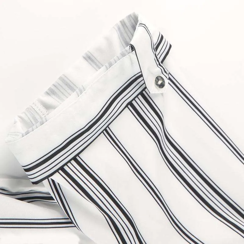 Plus Size Waist Tie Boating Dress
