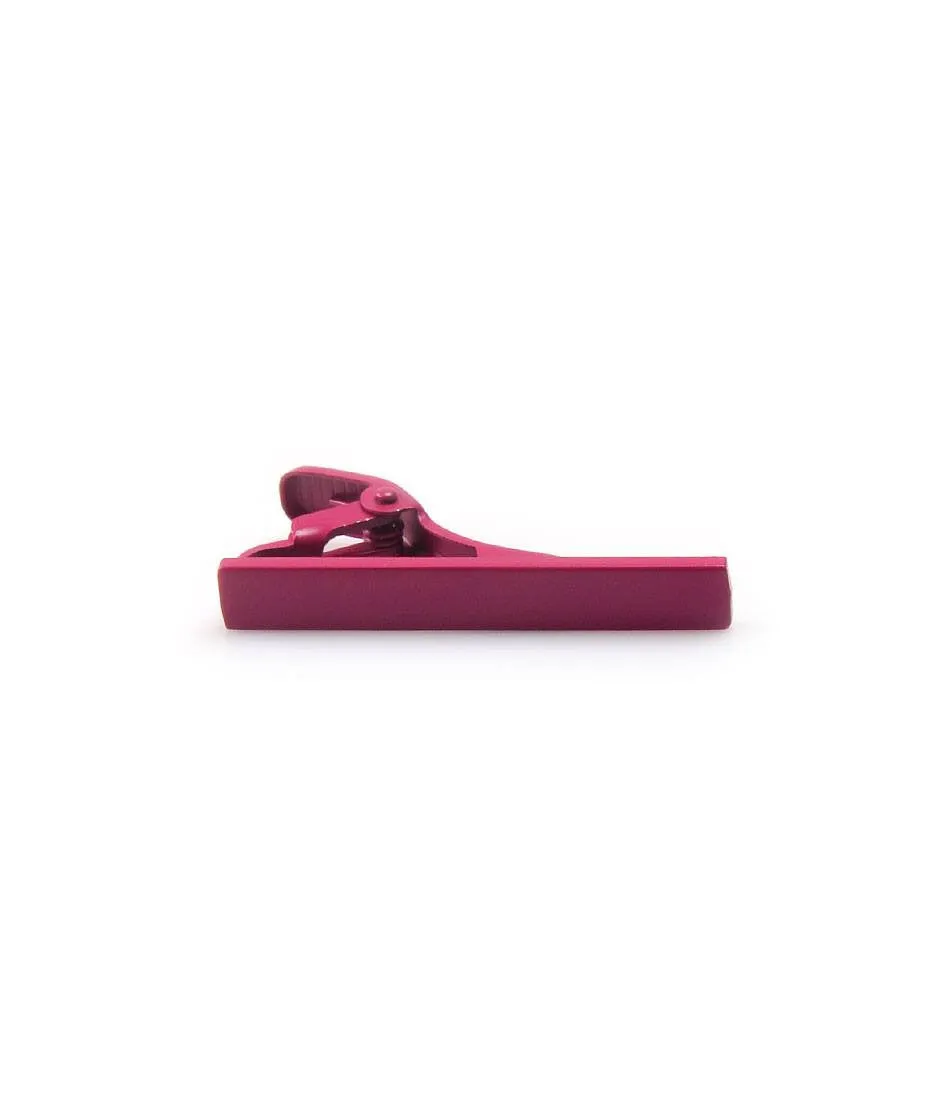 Raspberry Matte Tie Bar