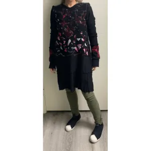 Recycled no waste felted Sweater dress tunic