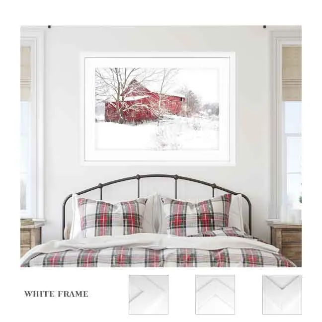 Red Barn Wall Art Print