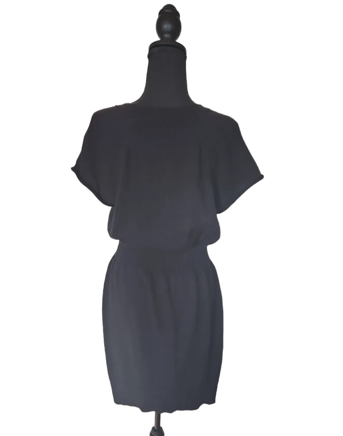 Relativity - Black Blouson Sweater Dress