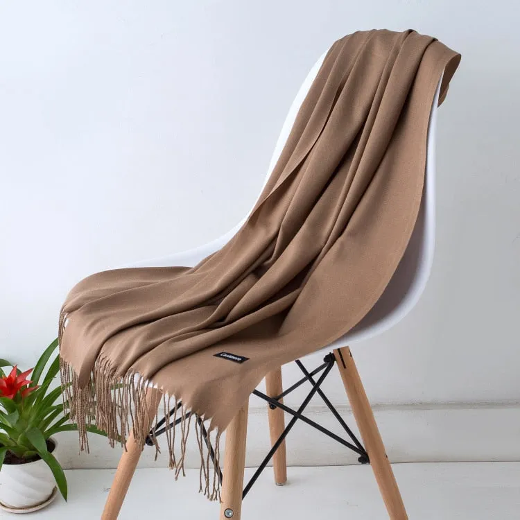Solid Color Women Scarf