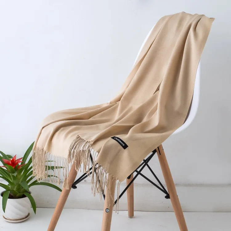 Solid Color Women Scarf