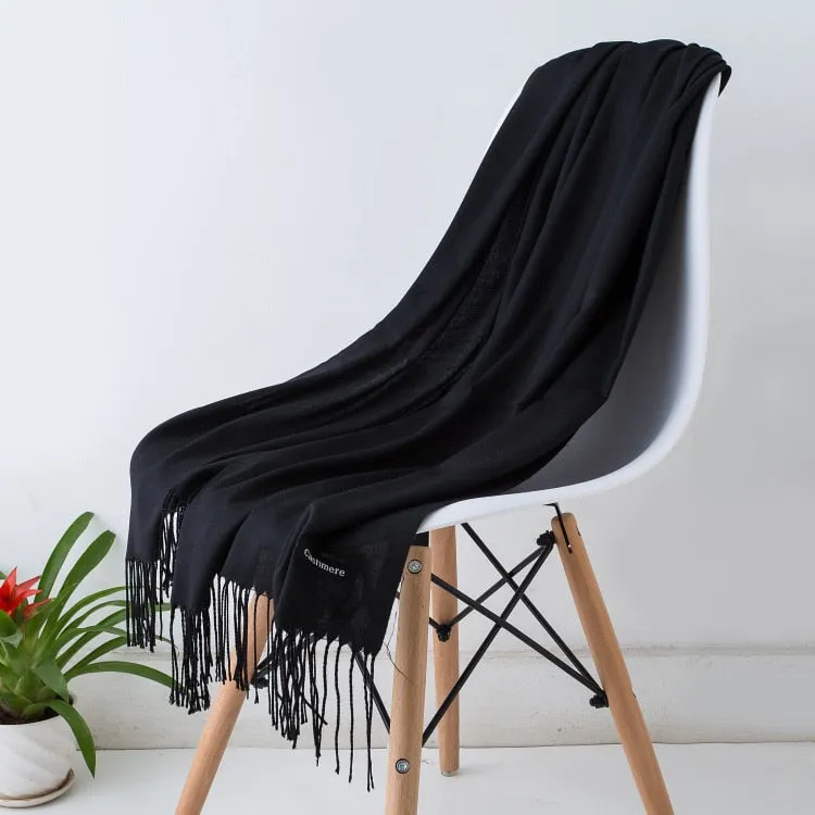 Solid Color Women Scarf