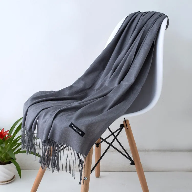 Solid Color Women Scarf