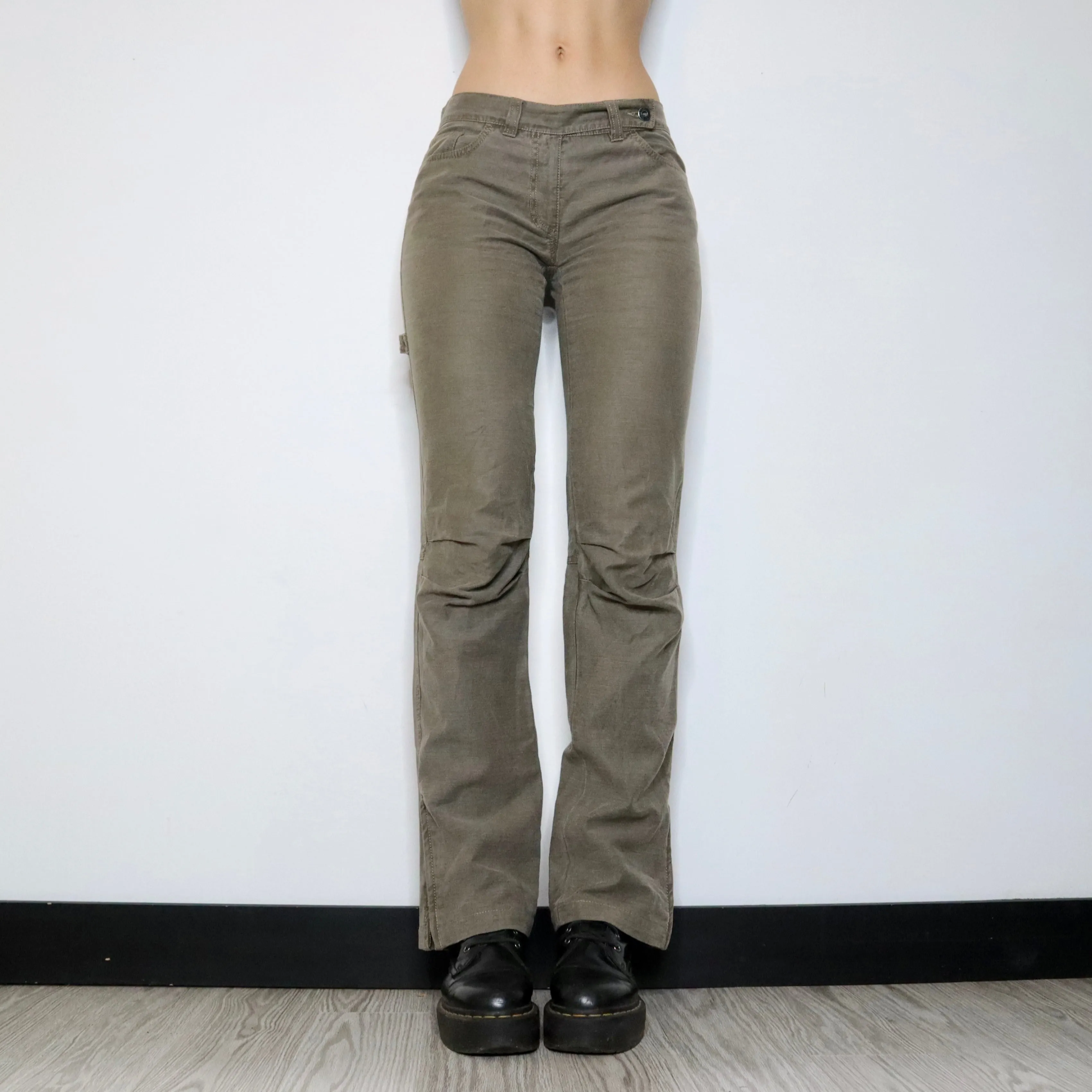 SPORTMAX Khaki Cargo Pants (S) 