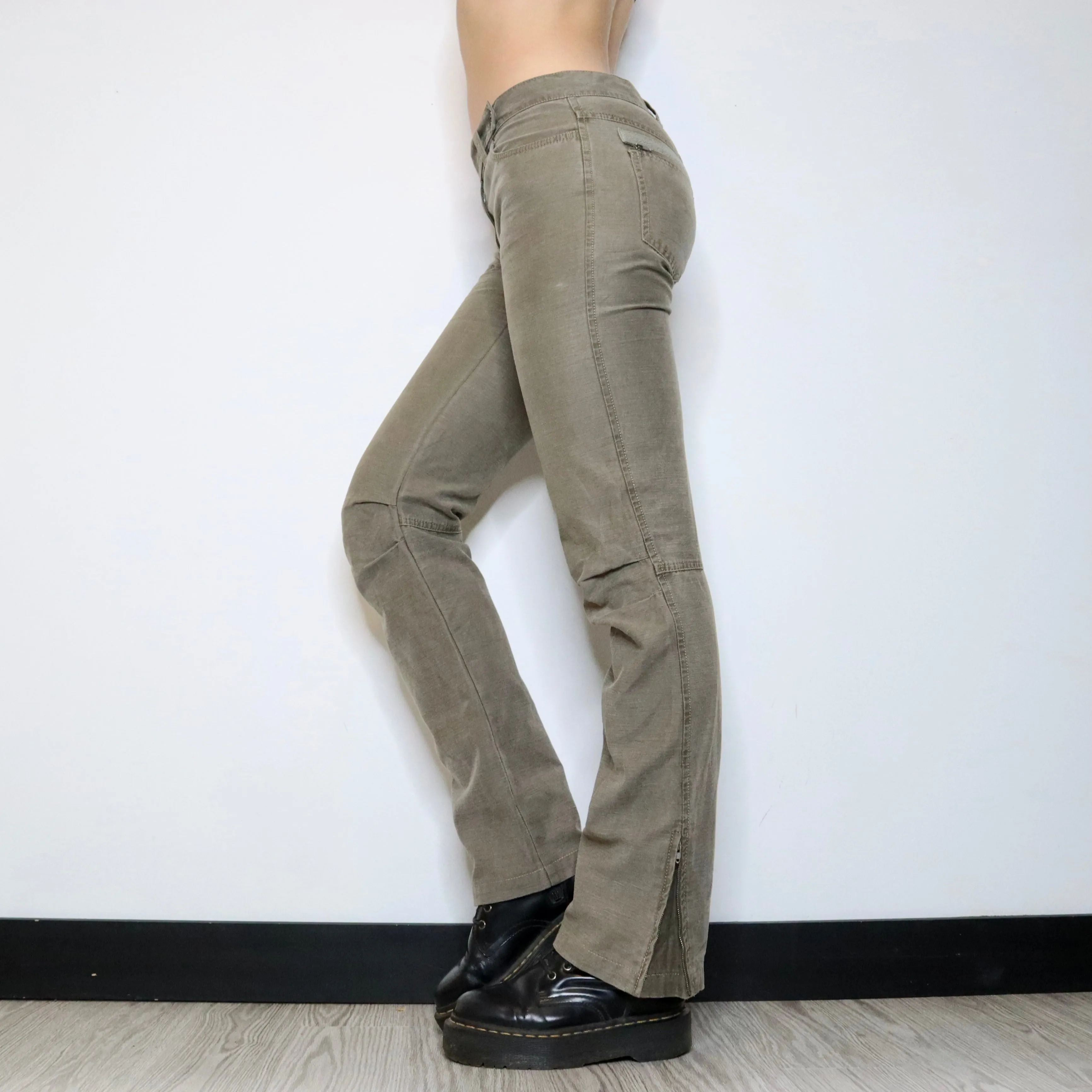 SPORTMAX Khaki Cargo Pants (S) 