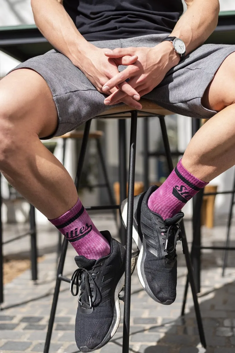 Stellies Socks in Crimson Crush-Dye