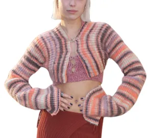 Striped Bolero - Topaz