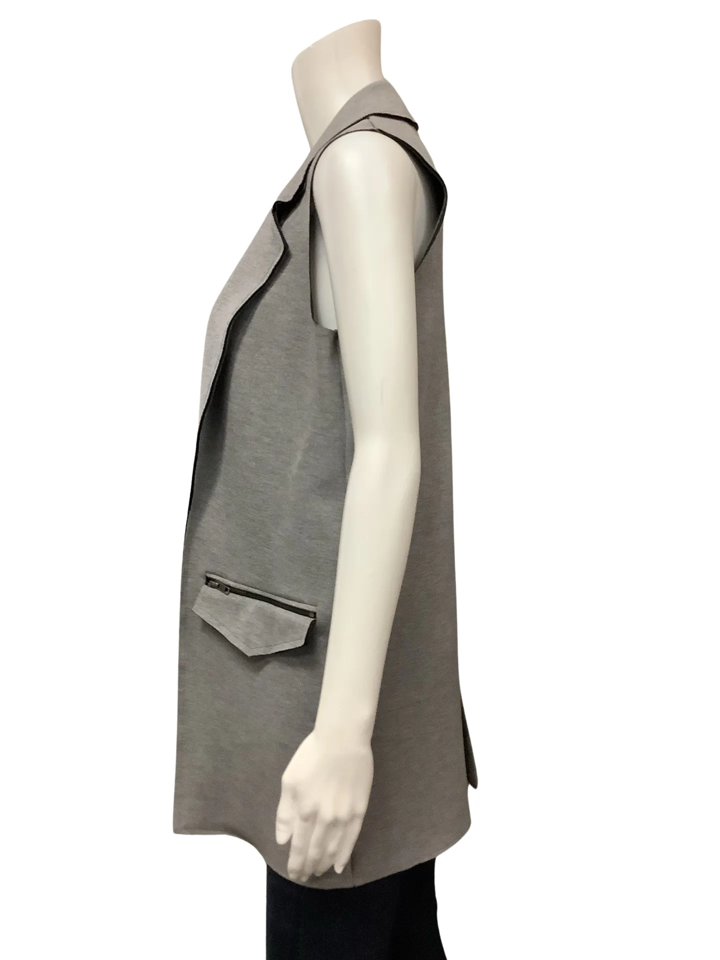 Top Shop Women's Vest Grey Size: S