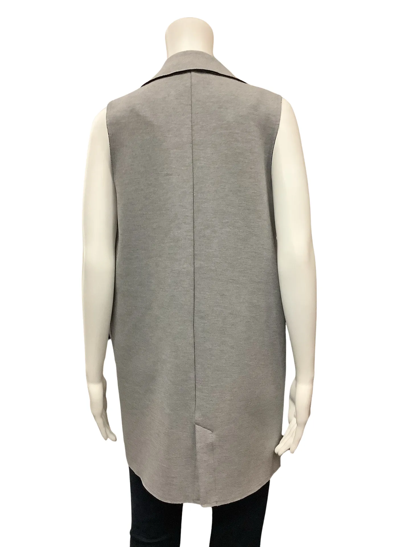 Top Shop Women's Vest Grey Size: S