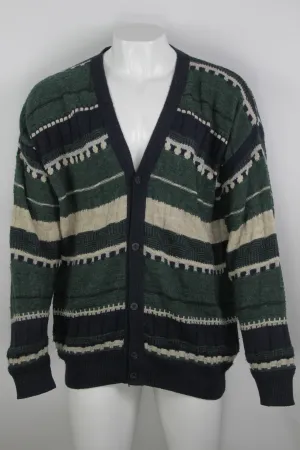Vintage 80/90s Patterned Cardigan - XXL